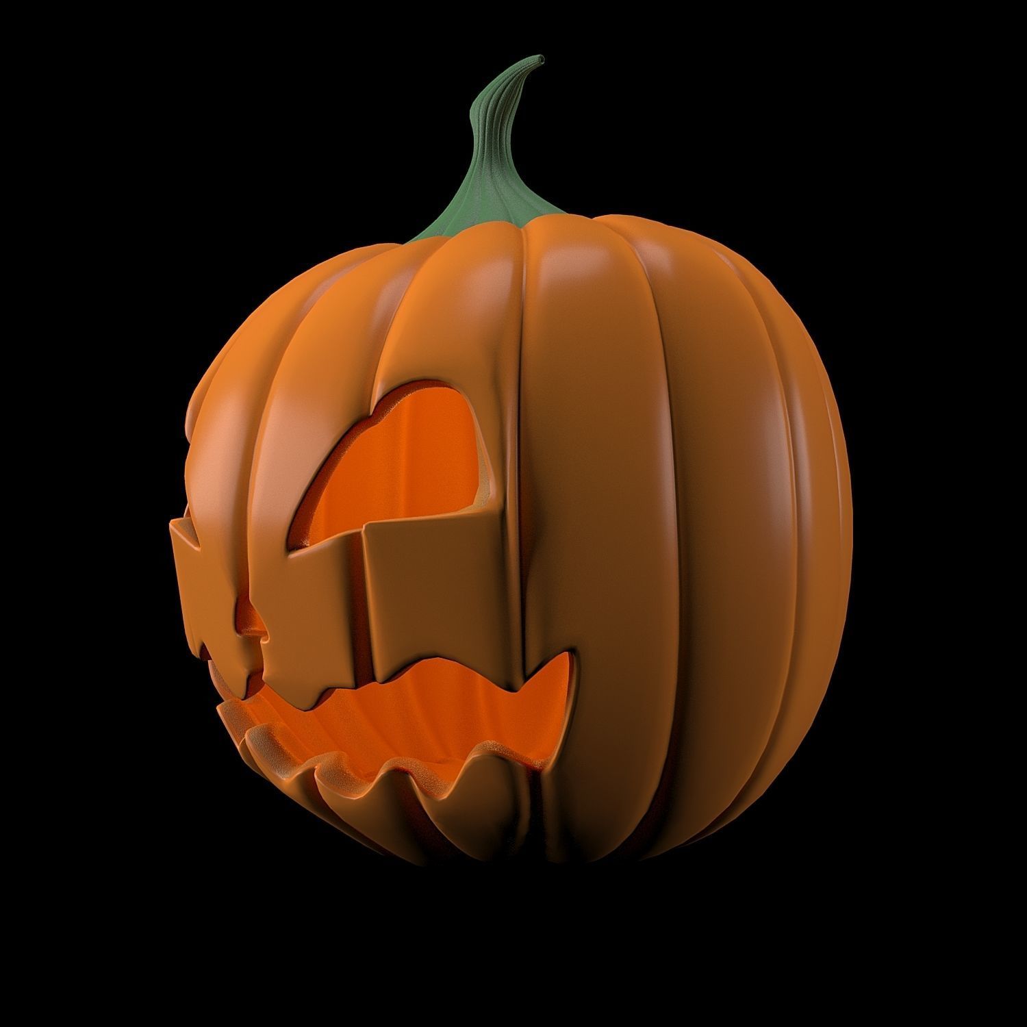 Pumpkins for Halloween 3D model_17