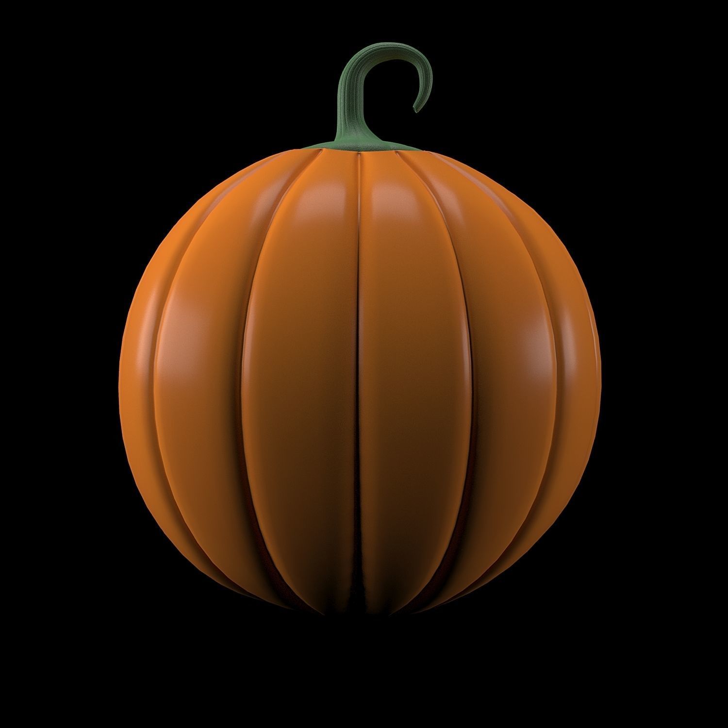 Pumpkins for Halloween 3D model_9