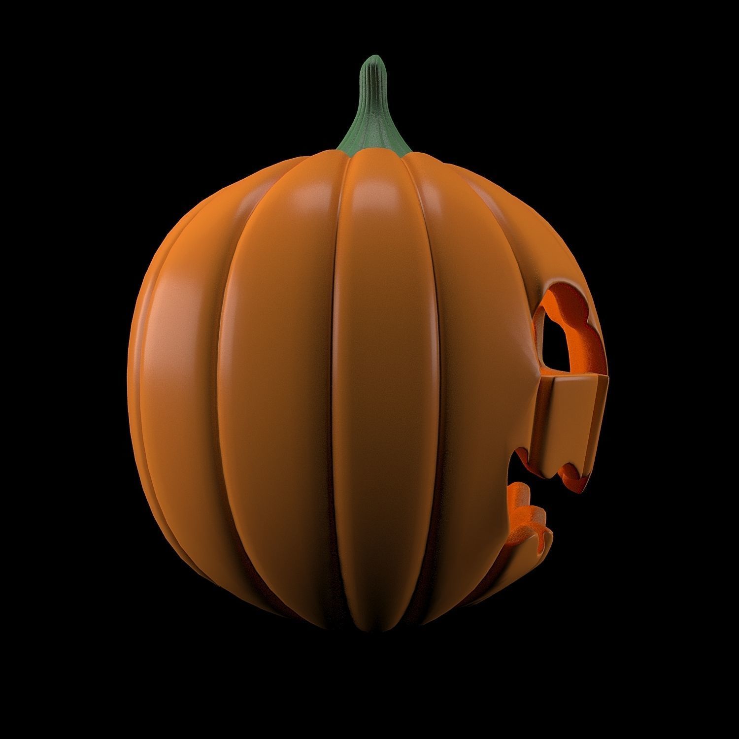 Pumpkins for Halloween 3D model_14