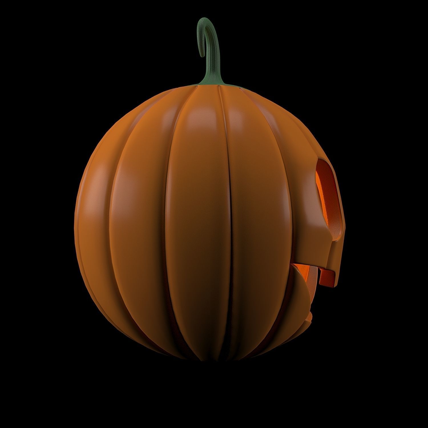 Pumpkins for Halloween 3D model_8