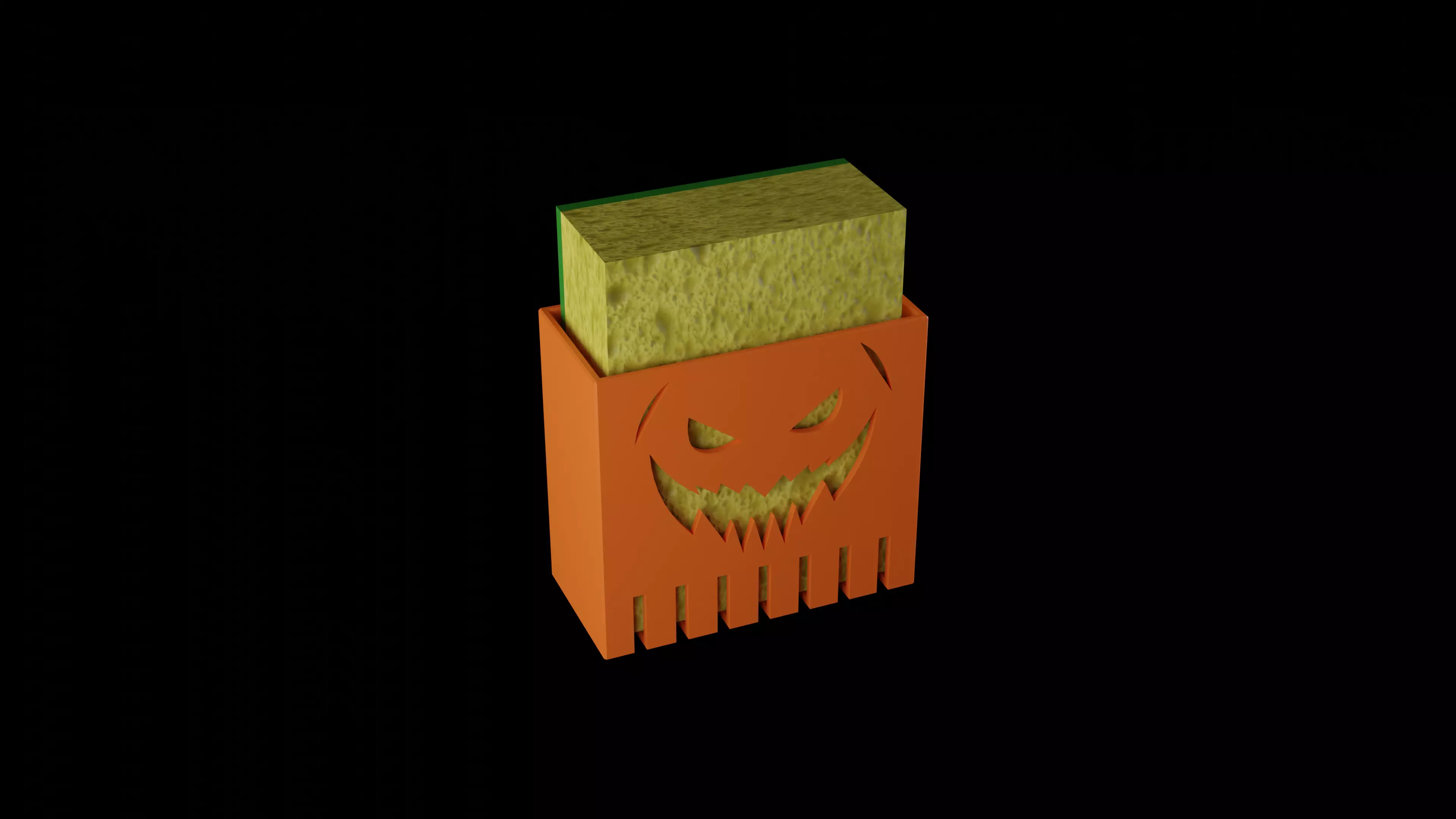 Halloween Sponge Holder 3D print model