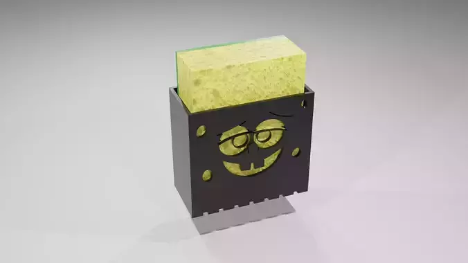 Spongebob Sponge Holder 3D print model