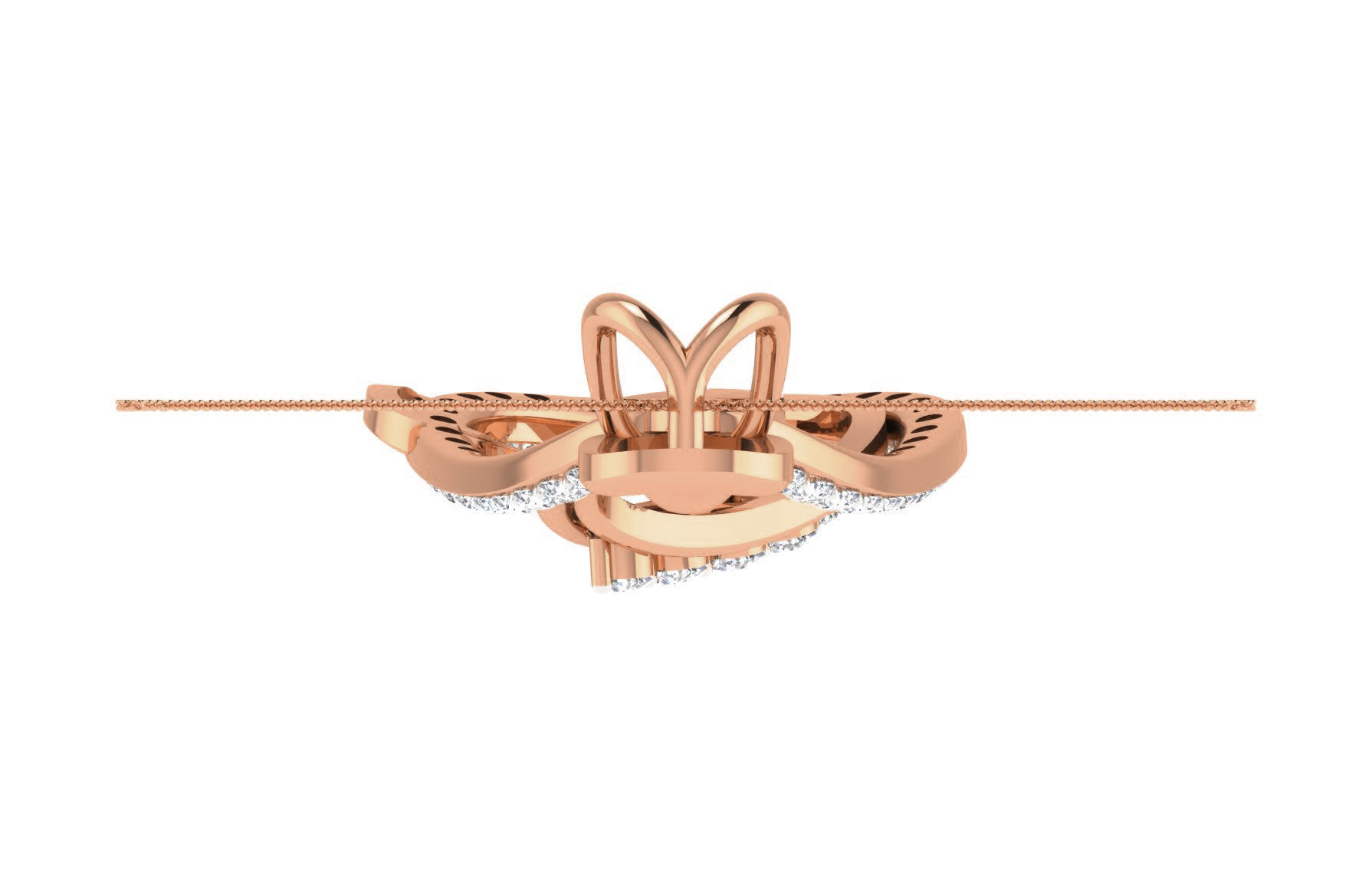 Women pendant-earrings set 3dm render detail 3D print model_9