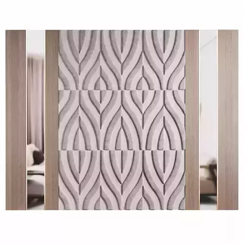 Decorative wall panel and headboard 3