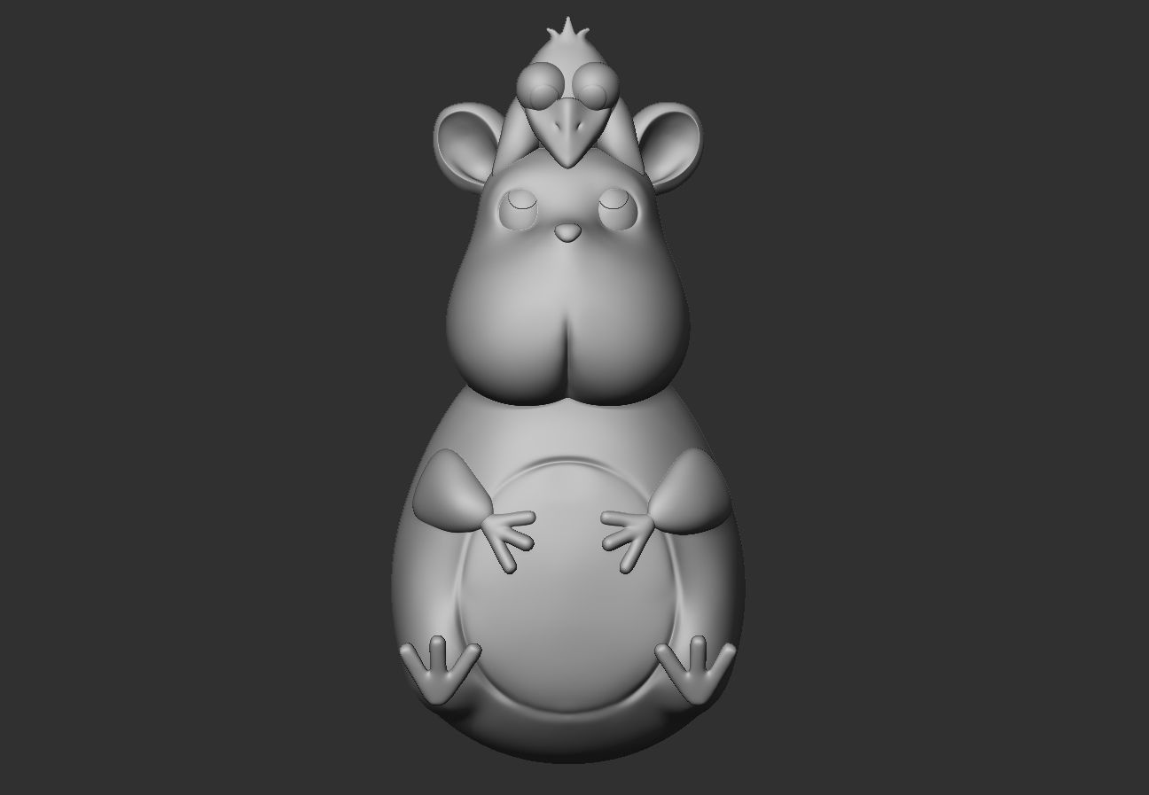 Boh Mouse Christmas Tree Ornament 3D print model_19