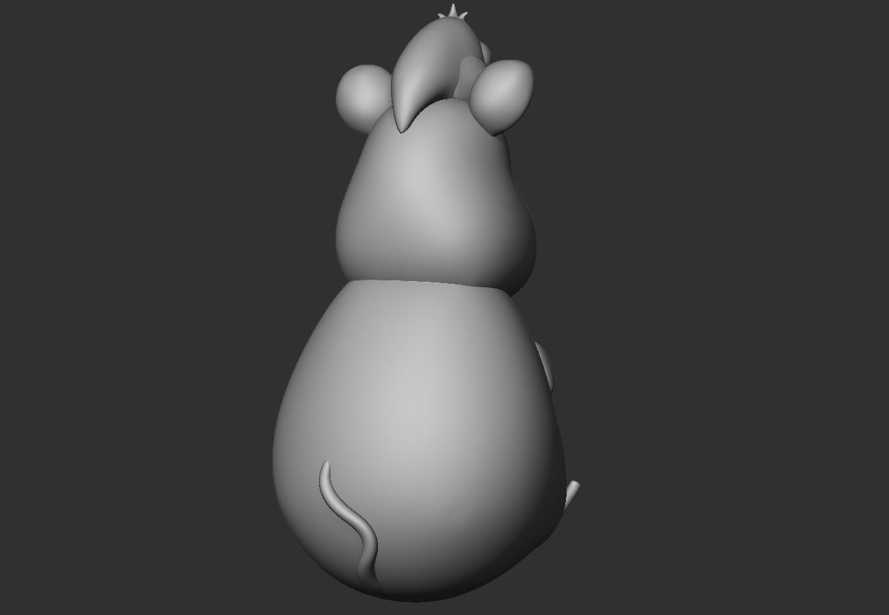 Boh Mouse Christmas Tree Ornament 3D print model_14