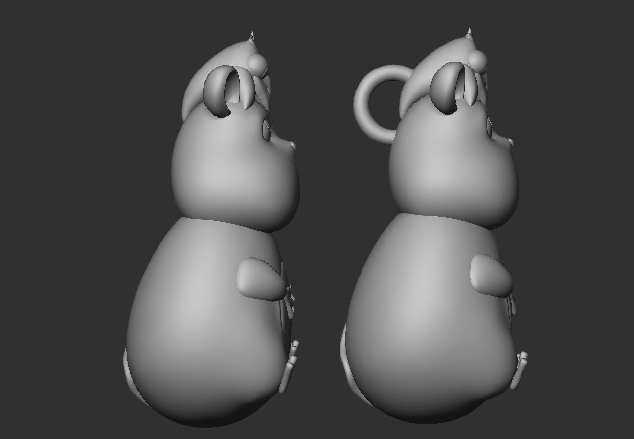 Boh Mouse Christmas Tree Ornament 3D print model_3