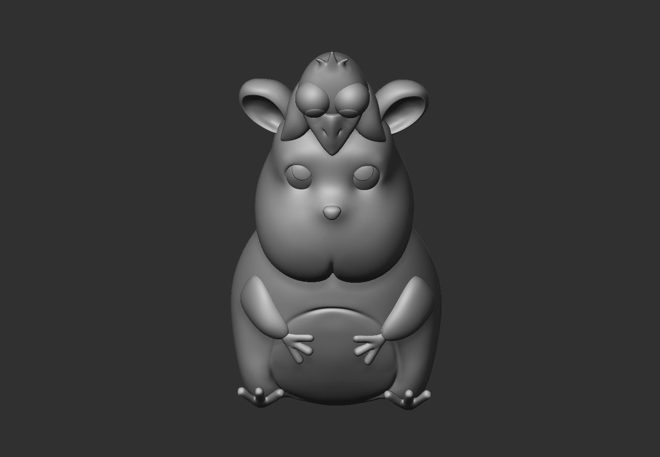 Boh Mouse Christmas Tree Ornament 3D print model_7