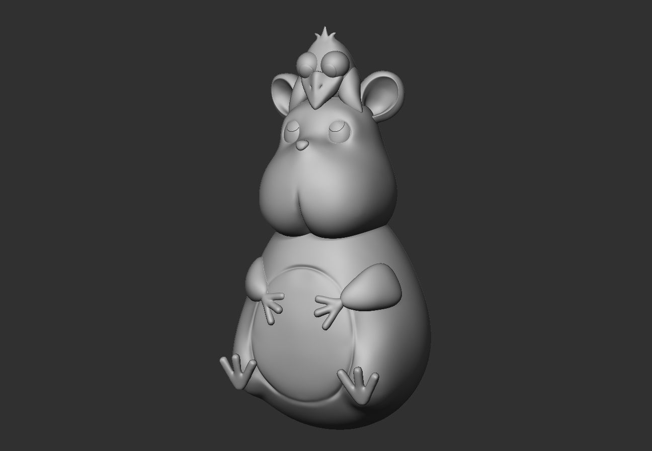 Boh Mouse Christmas Tree Ornament 3D print model_8