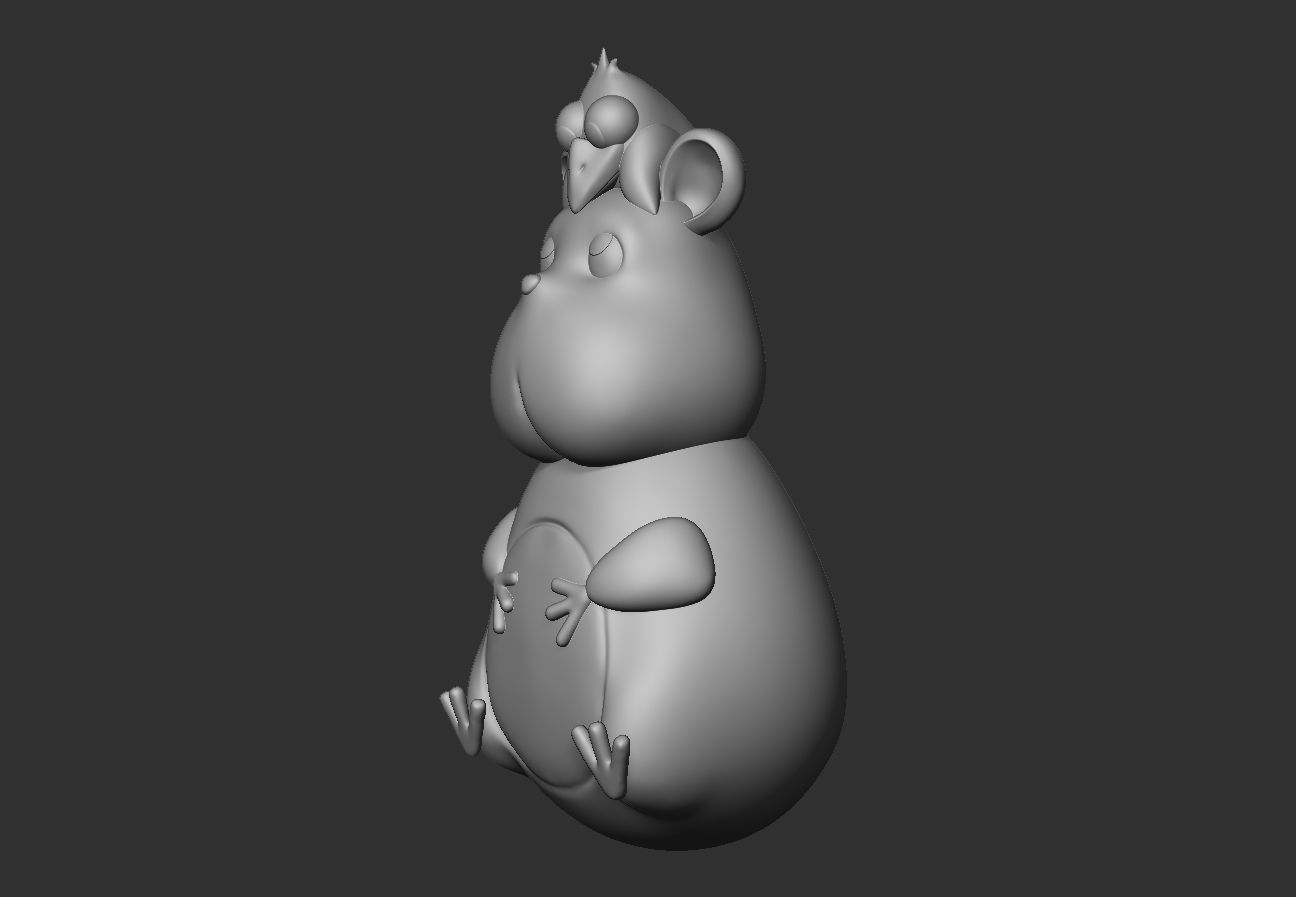 Boh Mouse Christmas Tree Ornament 3D print model_9