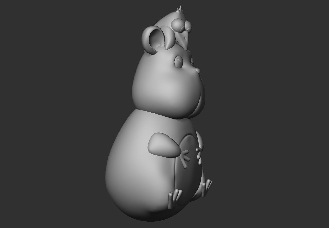 Boh Mouse Christmas Tree Ornament 3D print model_17