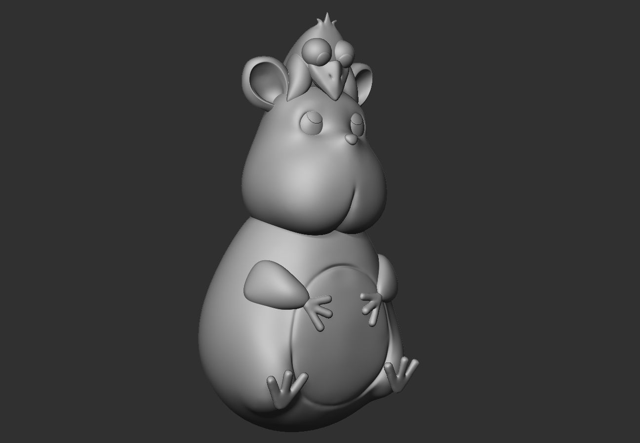 Boh Mouse Christmas Tree Ornament 3D print model_18