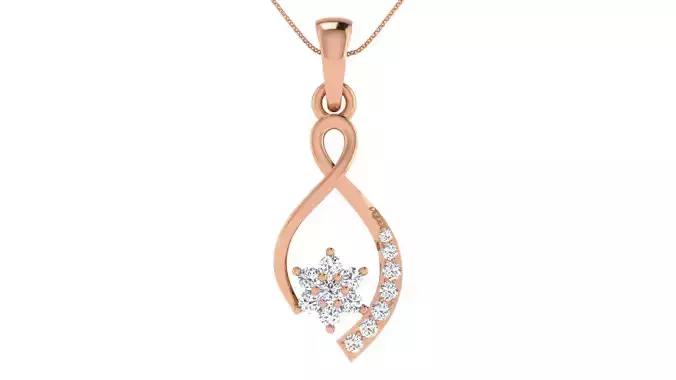 Women pendant-earrings set 3dm render detail 3D print model