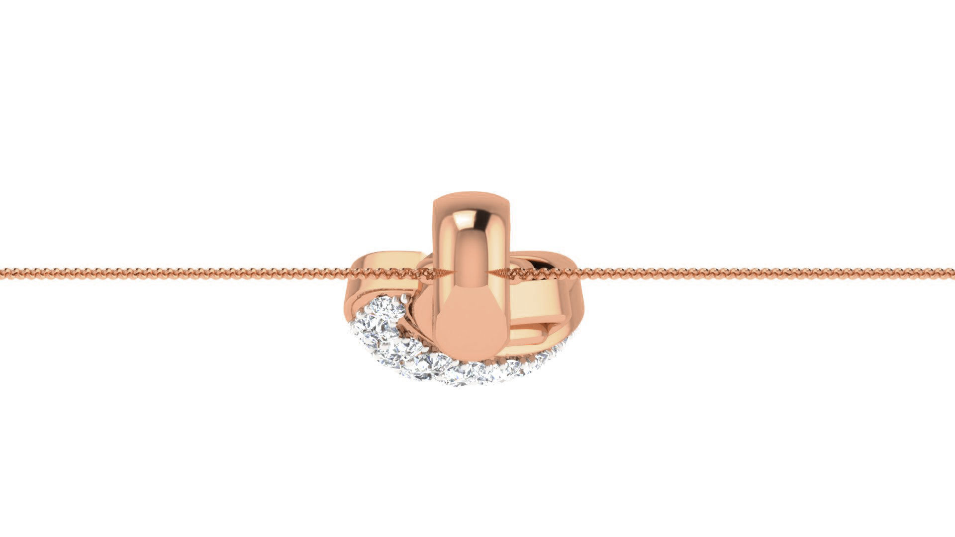 Women pendant-earrings set 3dm stl render detail 3D print model_9