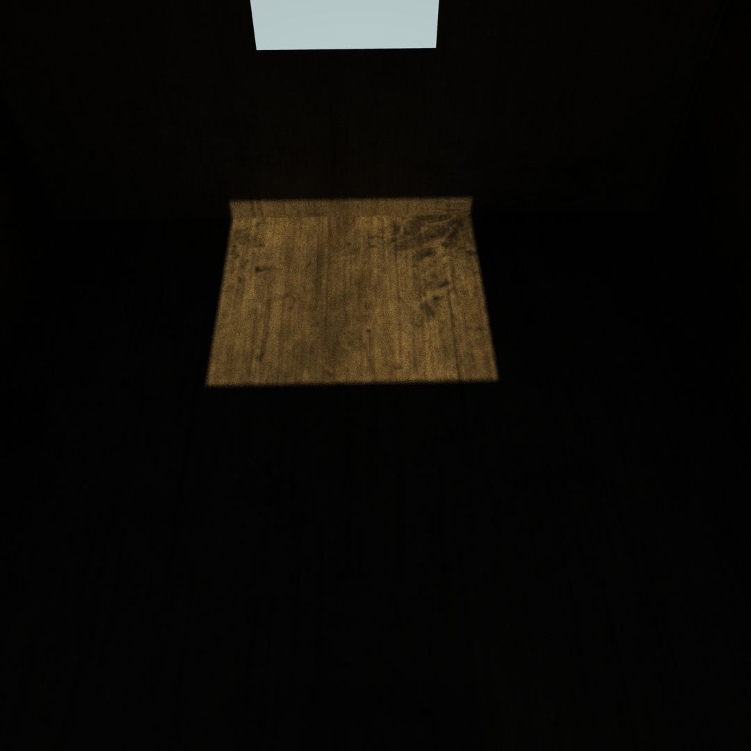 woody room Low-poly 3D model_7