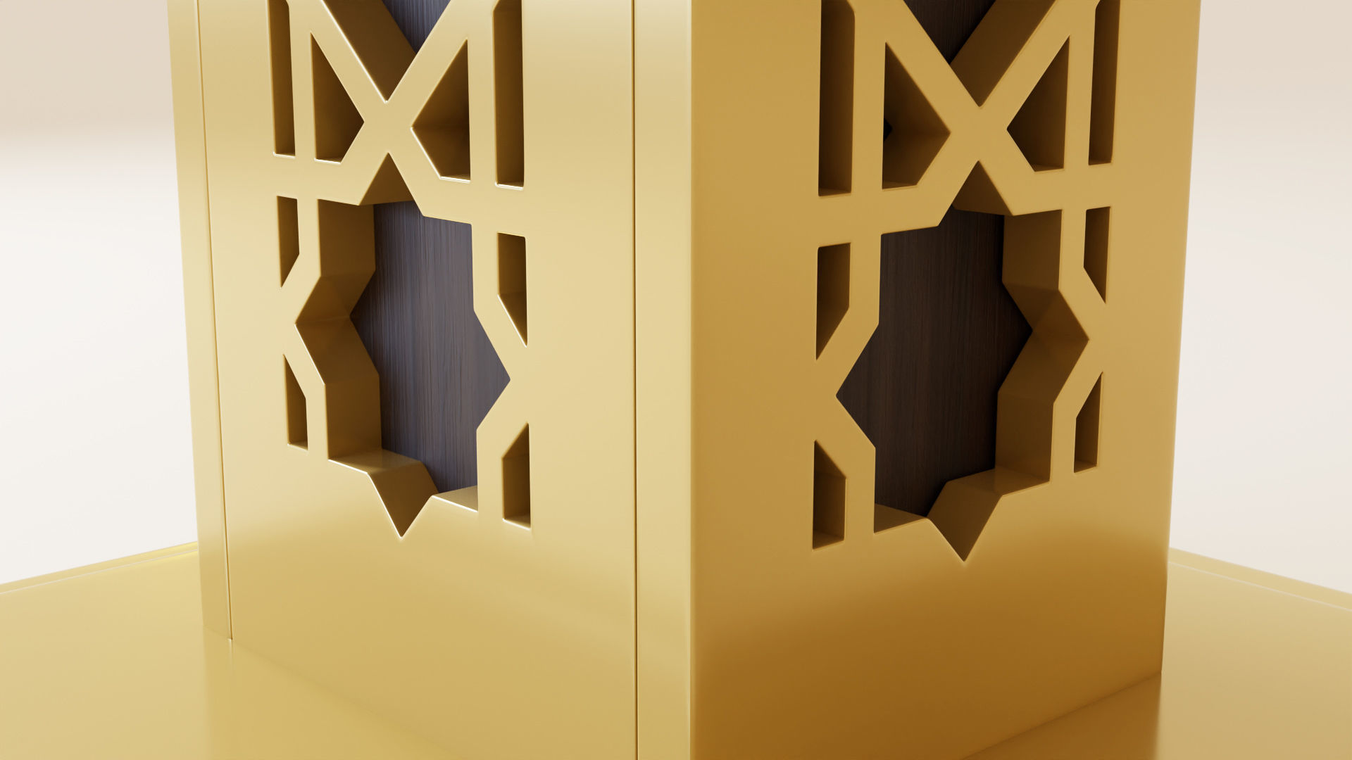 Islamic Arabesque Bookstand for Reading 3D model_3