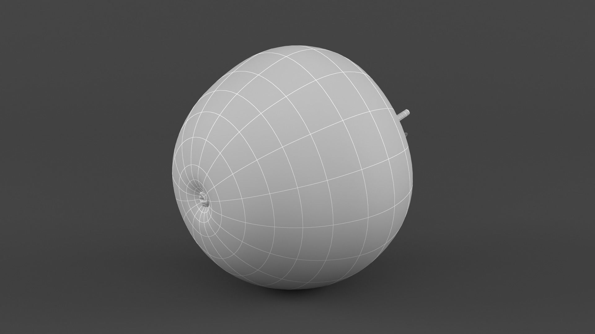 Apple Fruit 3D model_10