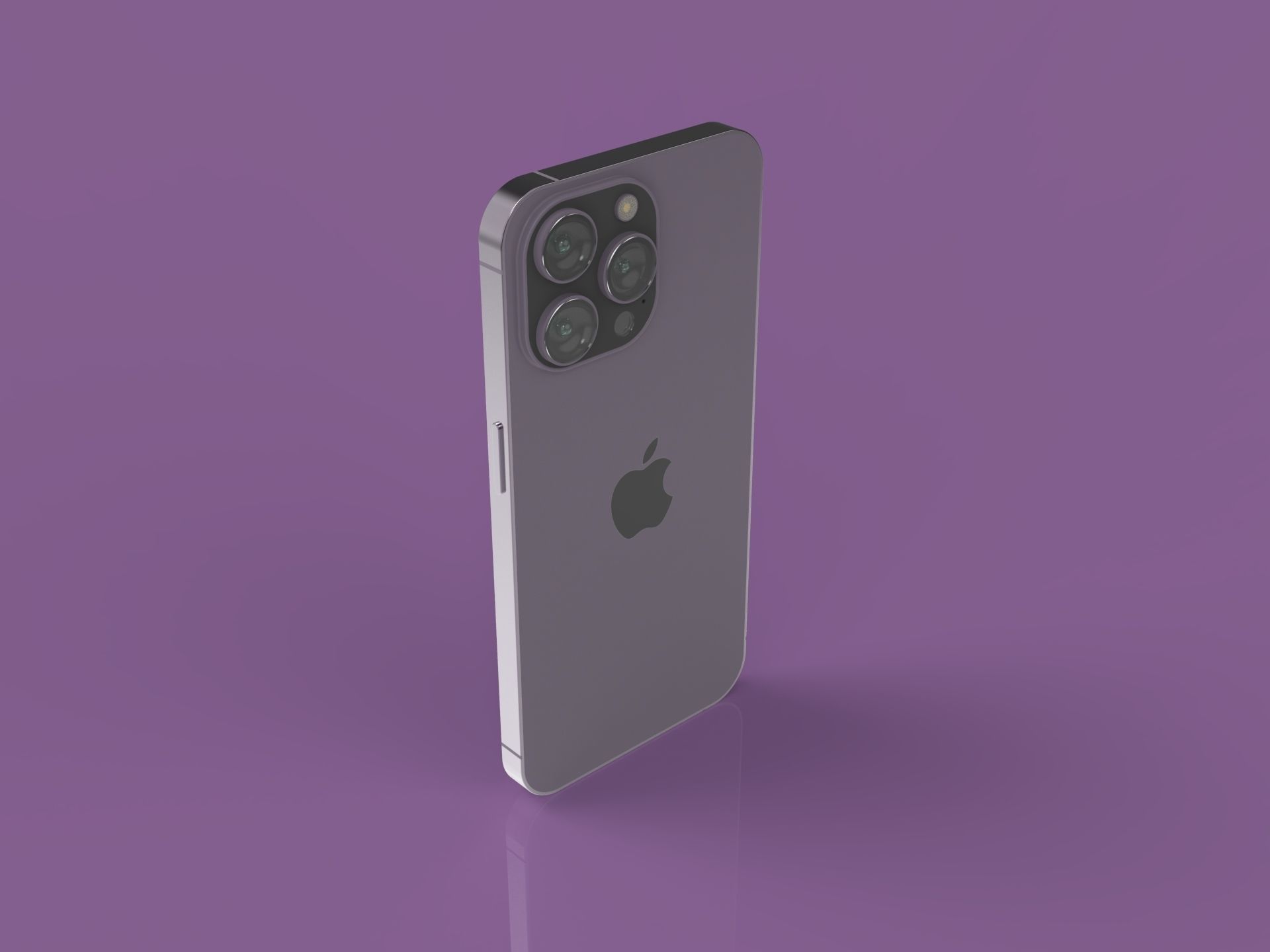 Apple iPhone 14 pro max 3d detailed  Low-poly 3D model_8