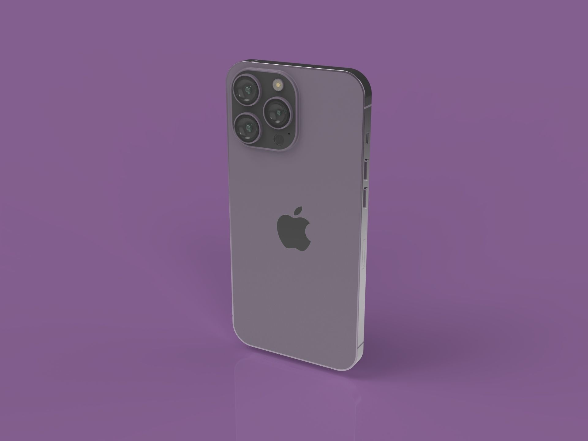 Apple iPhone 14 pro max 3d detailed  Low-poly 3D model_15