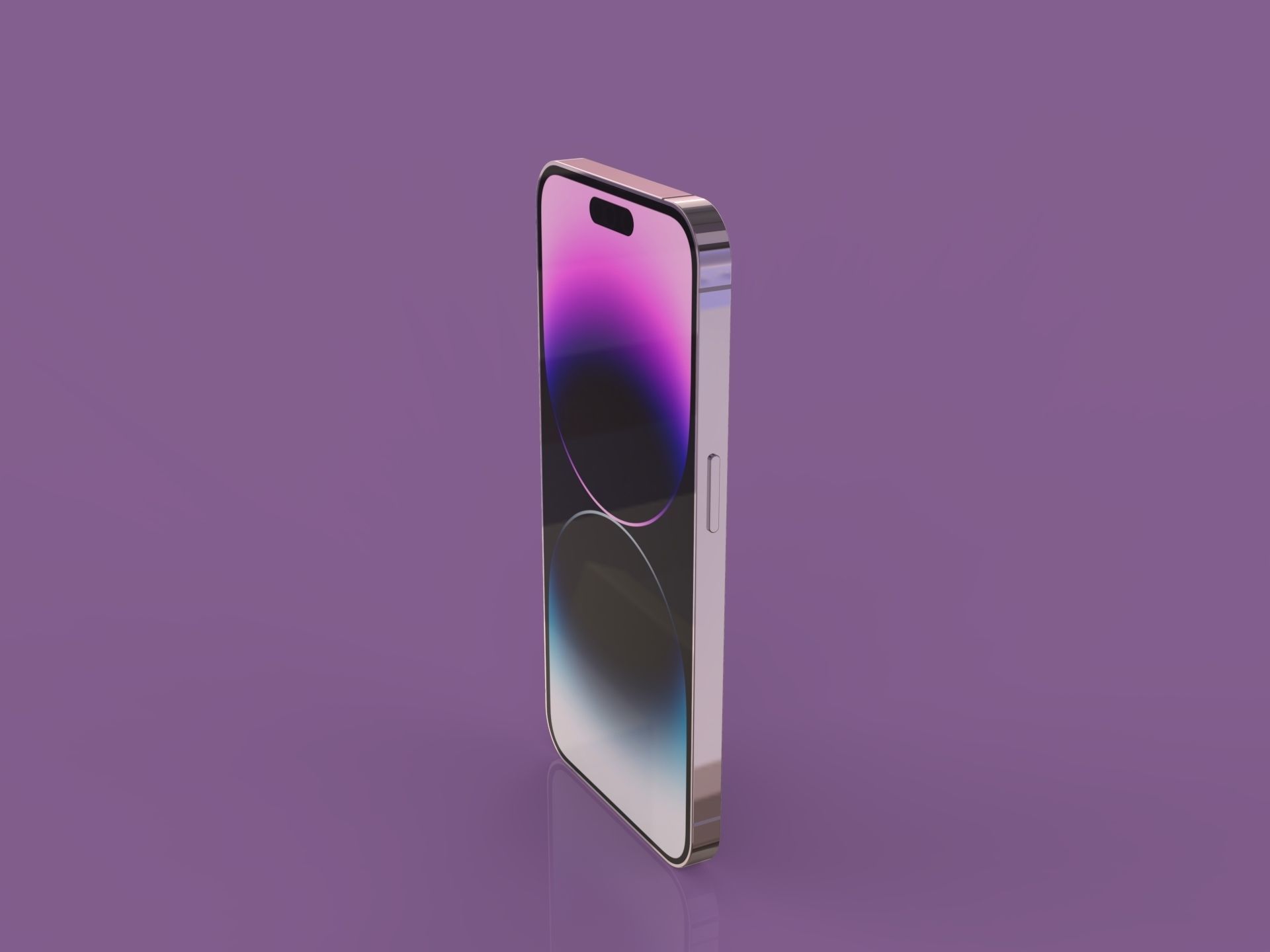 Apple iPhone 14 pro max 3d detailed  Low-poly 3D model_3