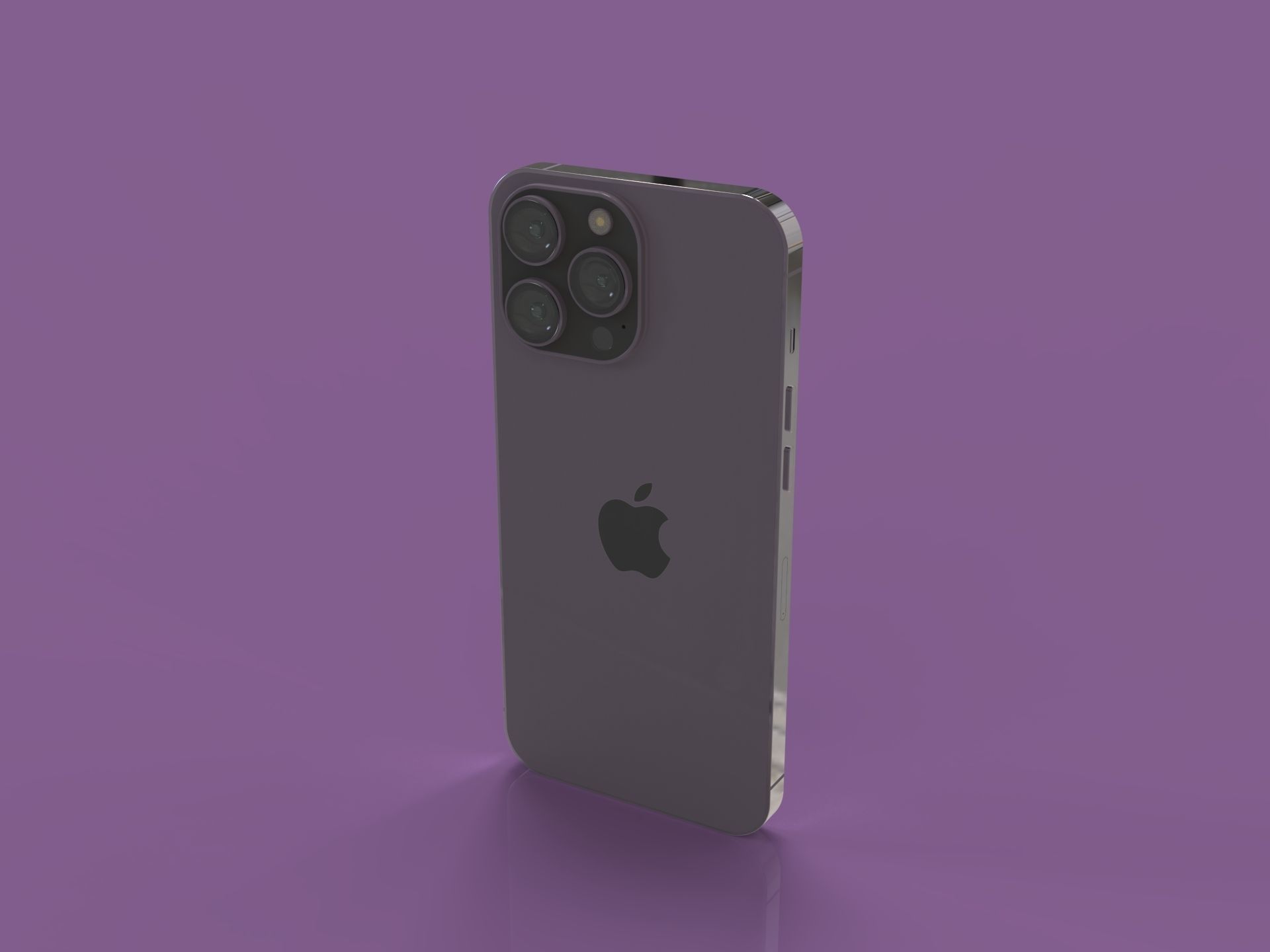 Apple iPhone 14 pro max 3d detailed  Low-poly 3D model_5