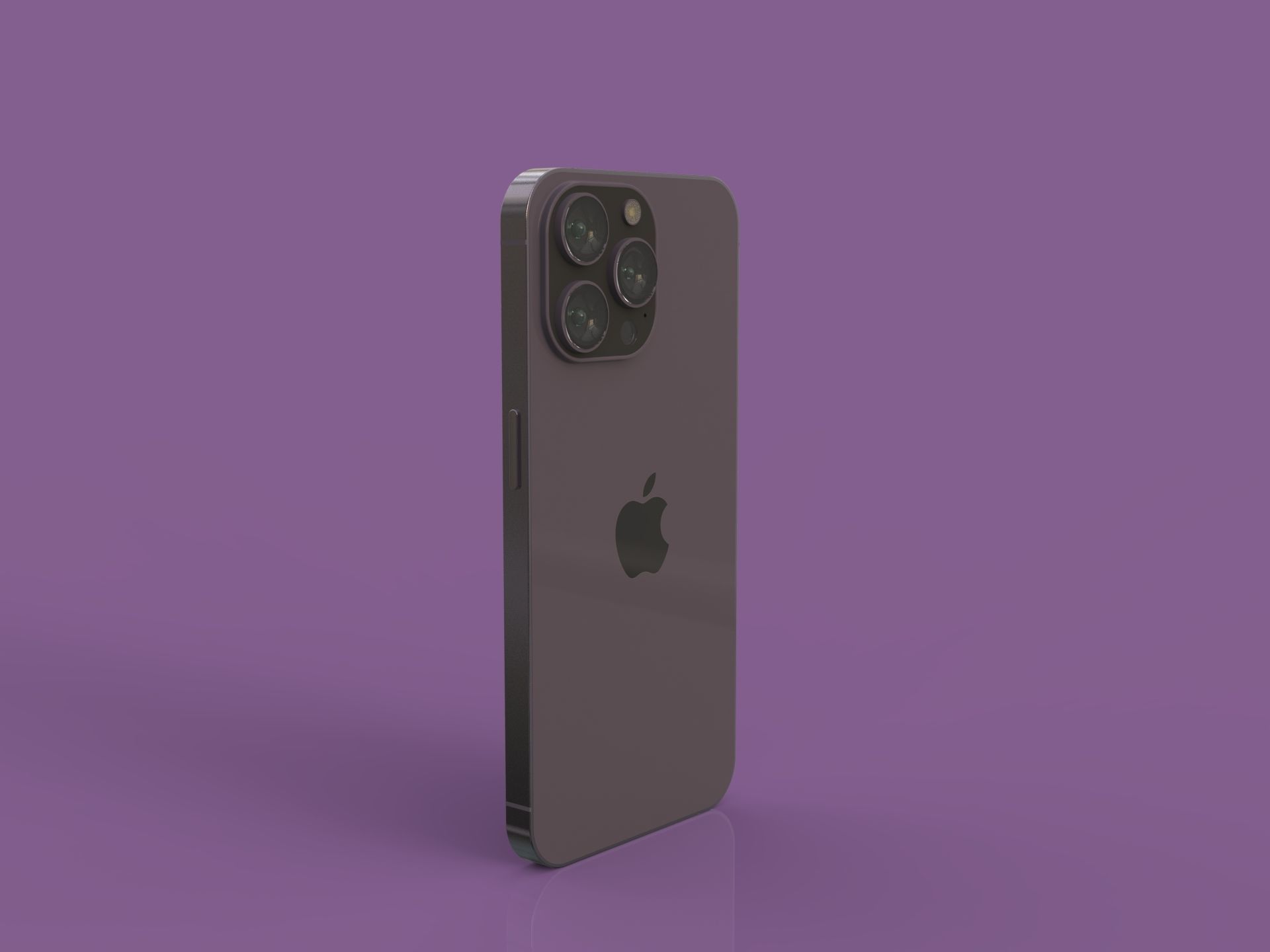 Apple iPhone 14 pro max 3d detailed  Low-poly 3D model_6
