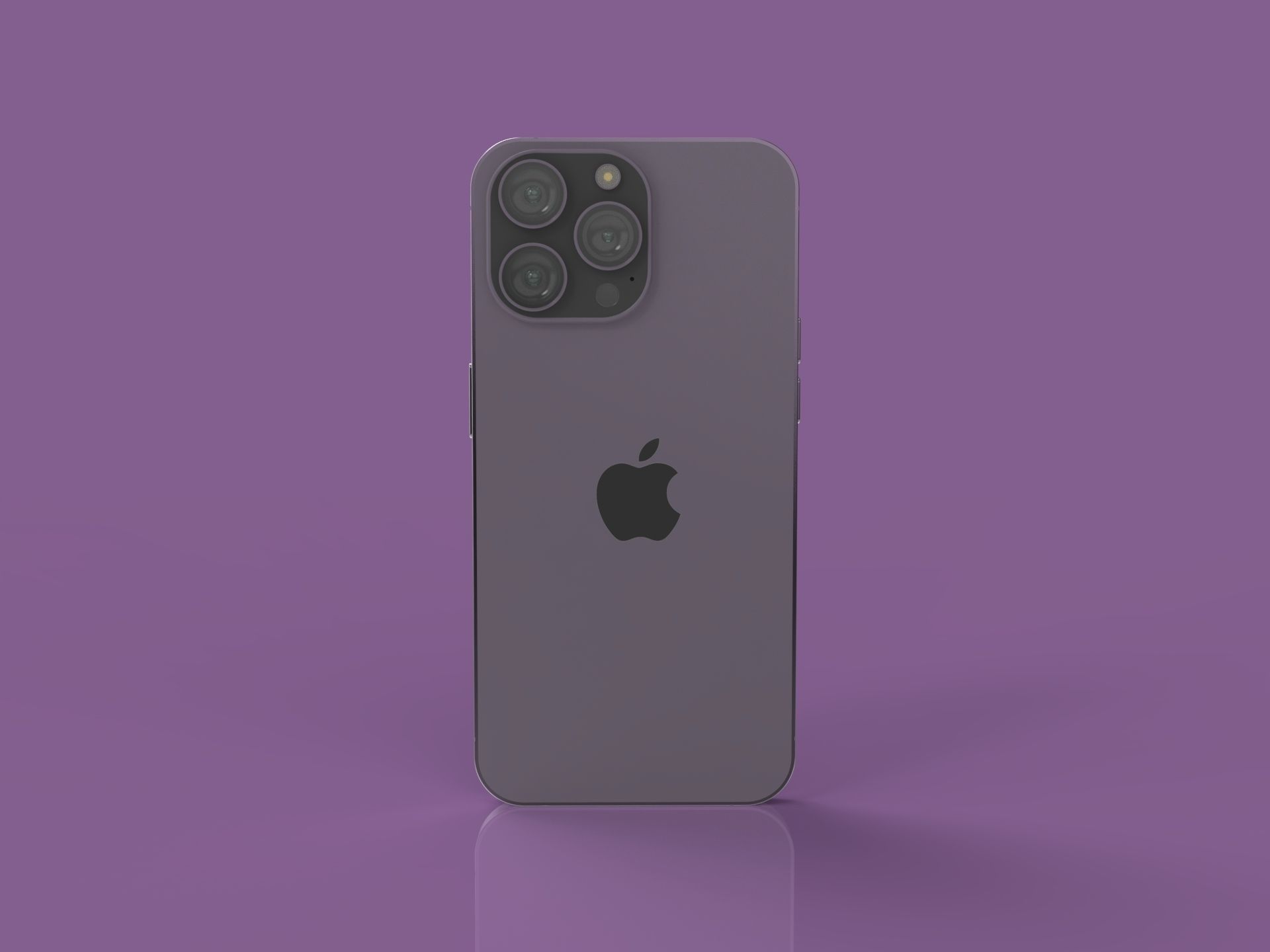 Apple iPhone 14 pro max 3d detailed  Low-poly 3D model_7