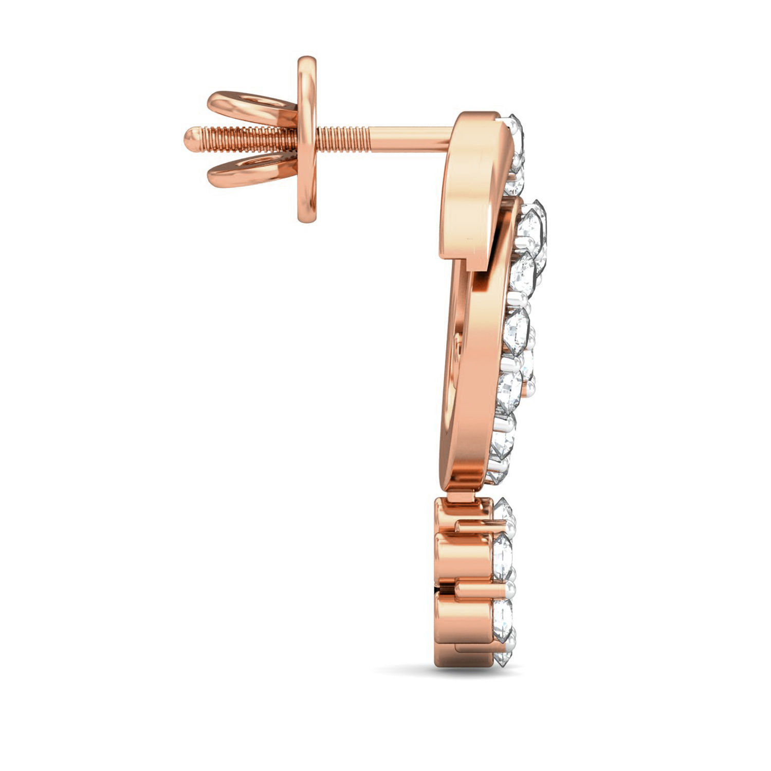 Women pendant-earrings set 3dm stl render detail 3D print model_6