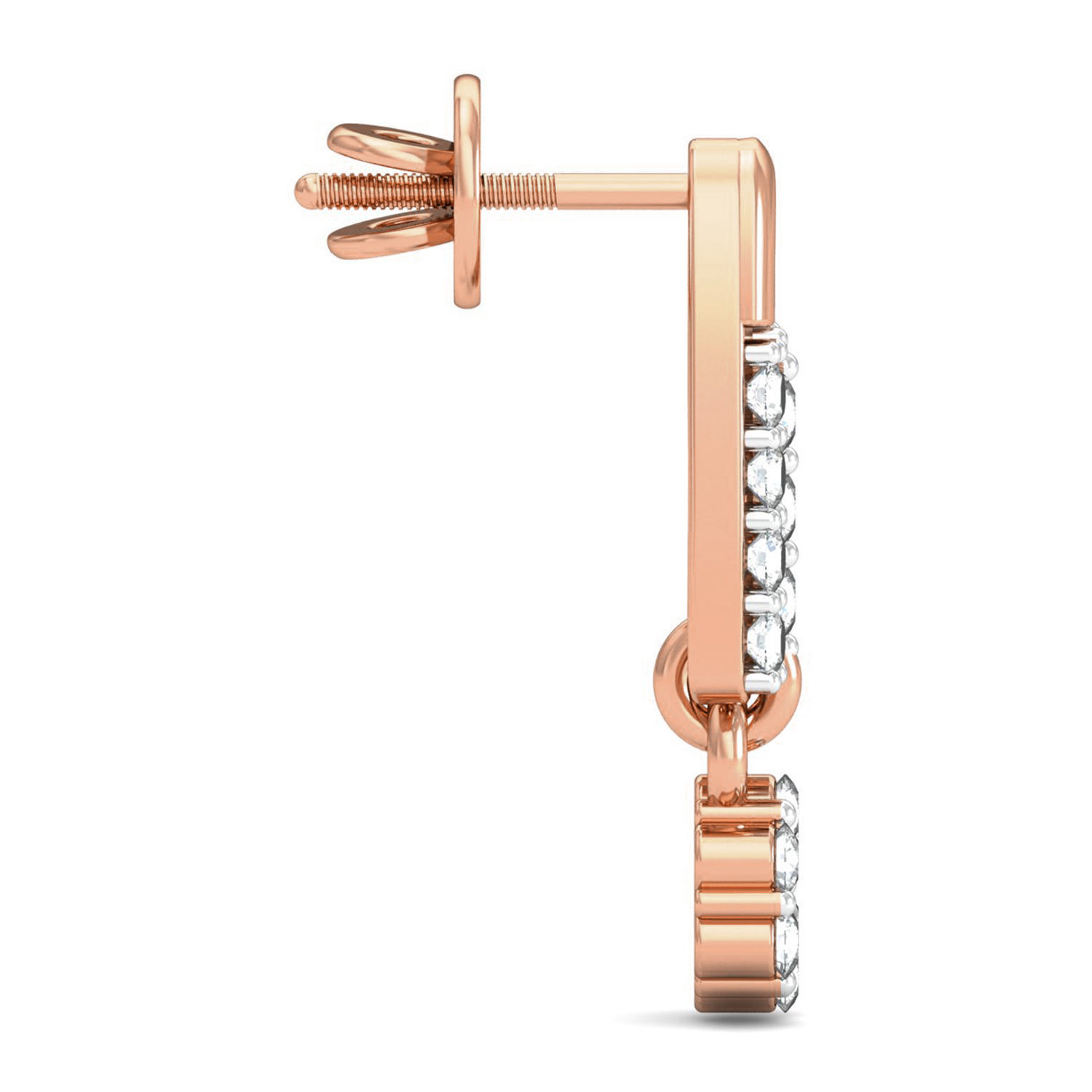 Women pendant-earrings set 3dm stl render detail 3D print model_6