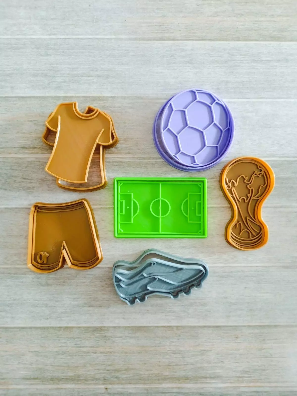 FUTBOL CORTANTES DE GALLETAS 3D model