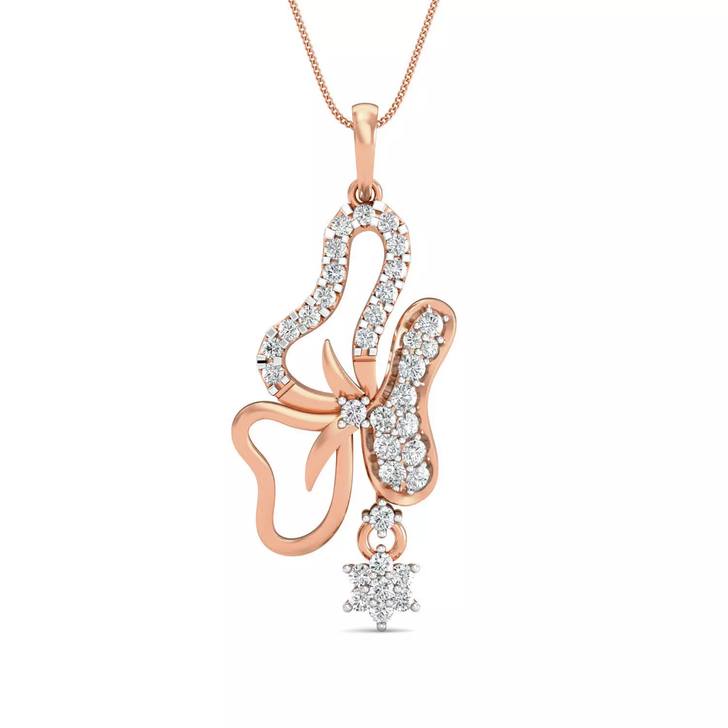 Women pendant-earrings set 3dm stl render detail 3D print model_0