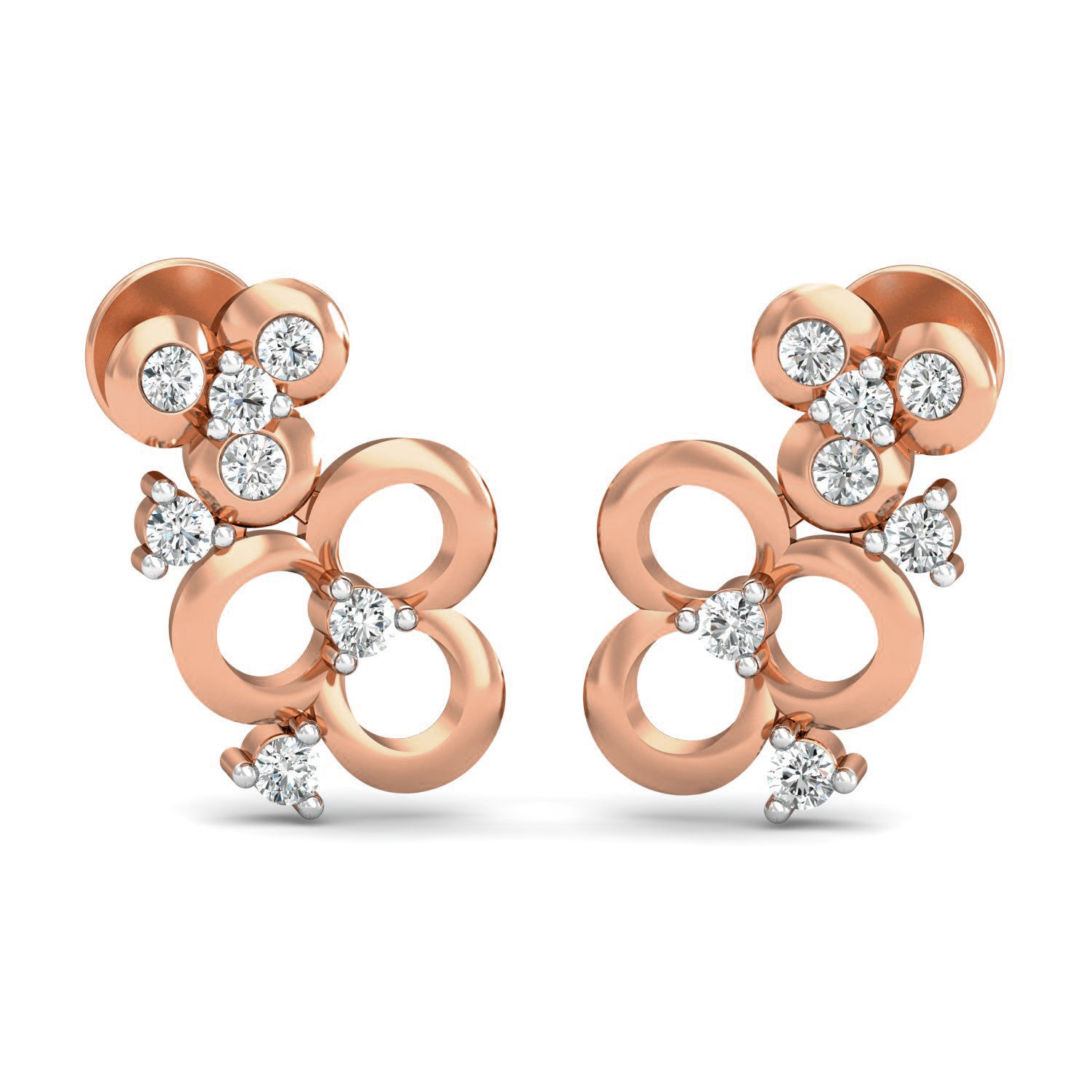 Women pendant-earrings set 3dm stl render detail 3D print model_1