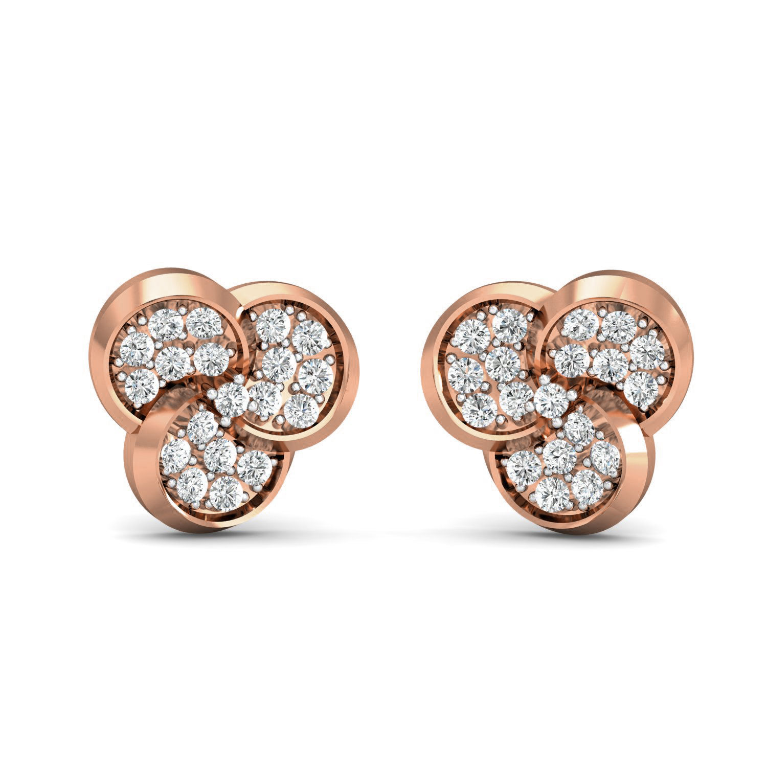 Women pendant-earrings set 3dm stl render detail 3D print model_1