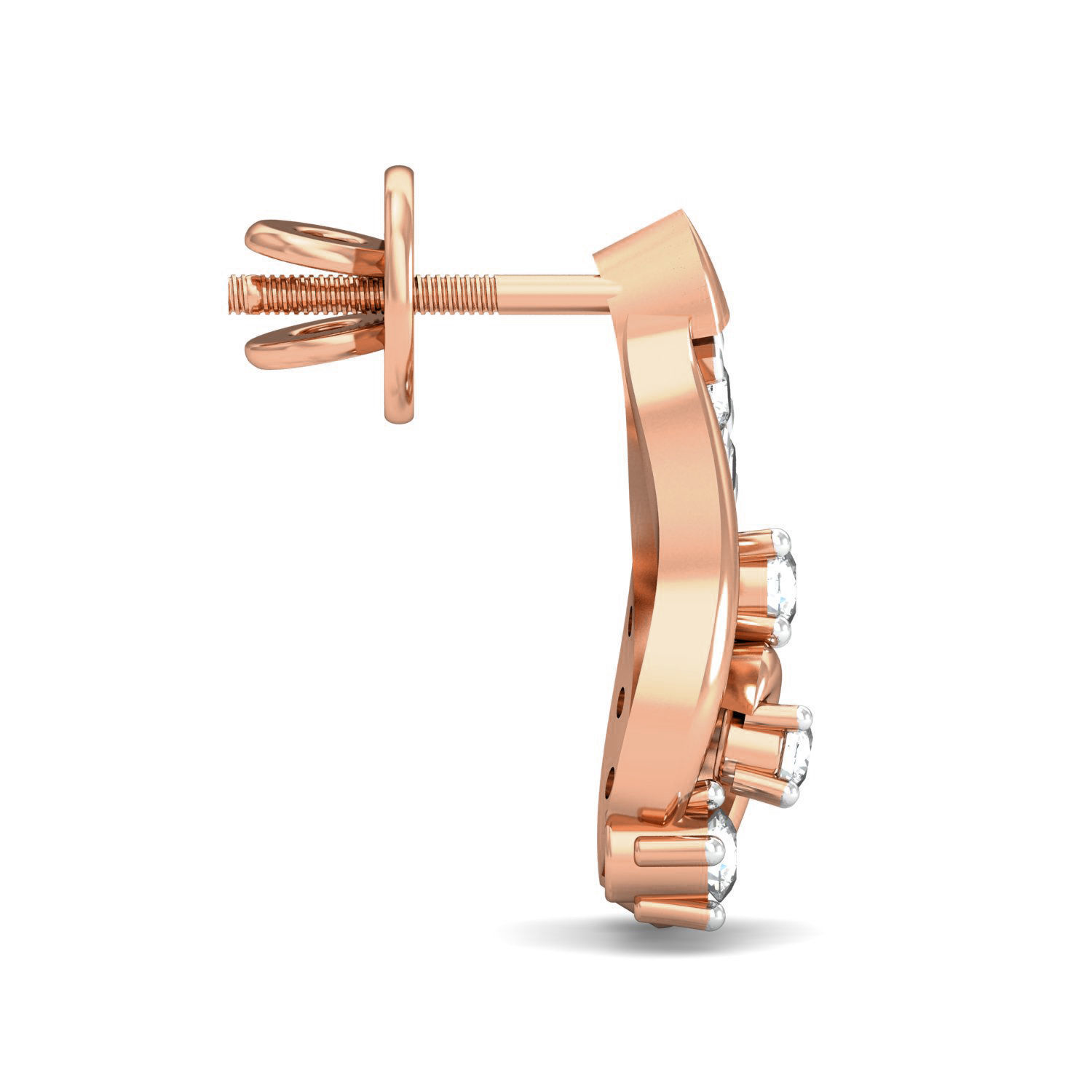 Women pendant-earrings set 3dm stl render detail 3D print model_6