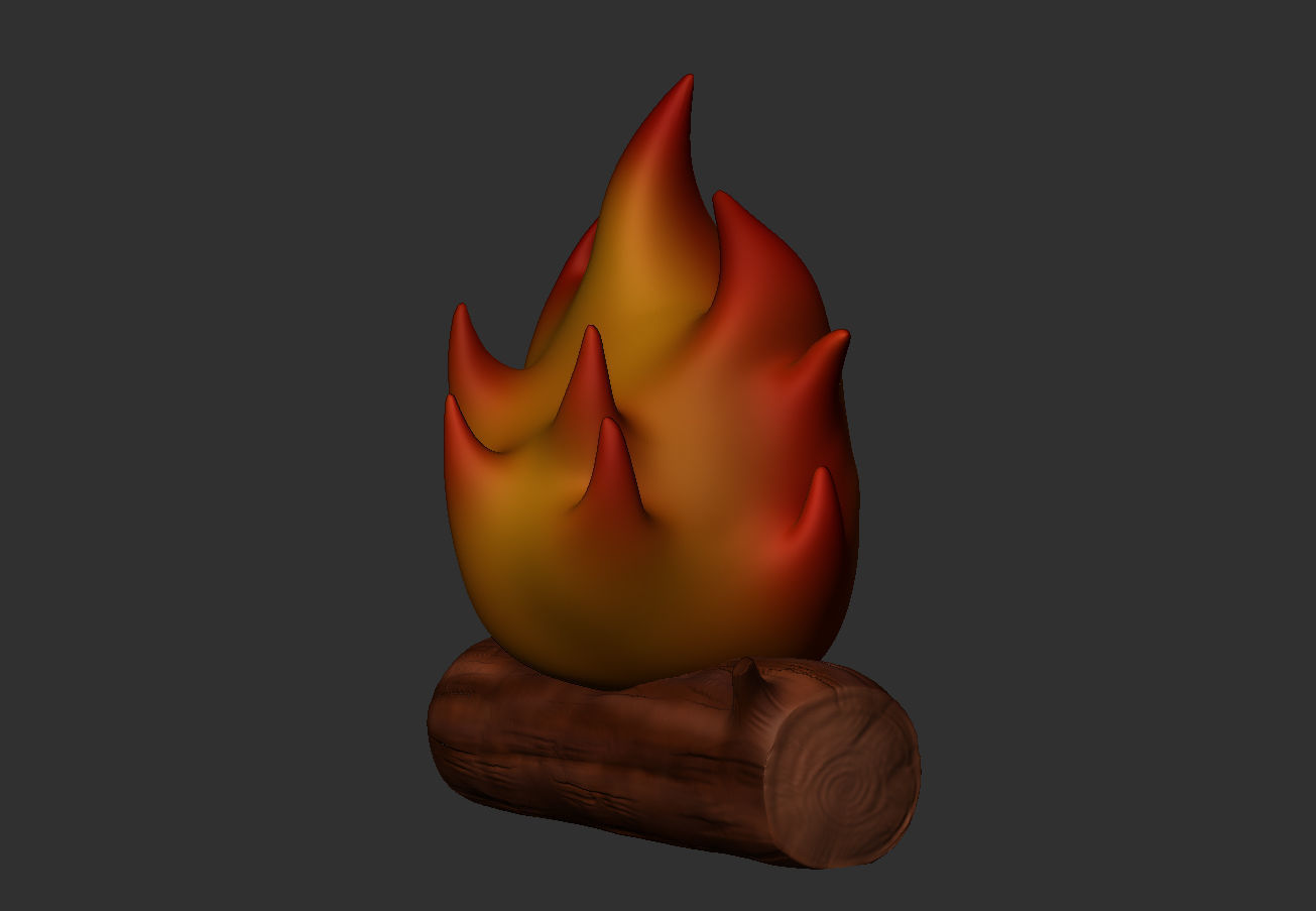 Calfcifer Christmas Tree Ornament 3D print model_5