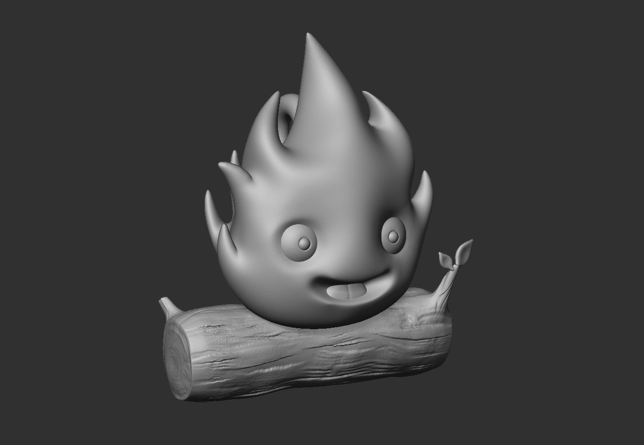 Calfcifer Christmas Tree Ornament 3D print model_17