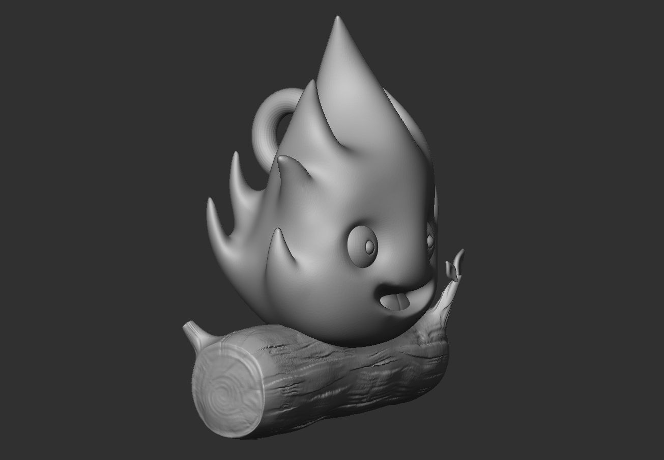 Calfcifer Christmas Tree Ornament 3D print model_16