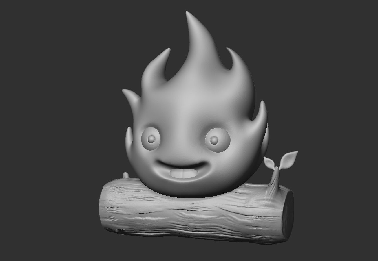 Calfcifer Christmas Tree Ornament 3D print model_6