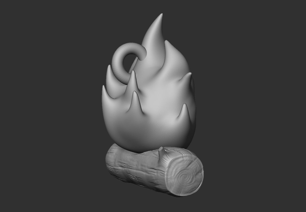 Calfcifer Christmas Tree Ornament 3D print model_14