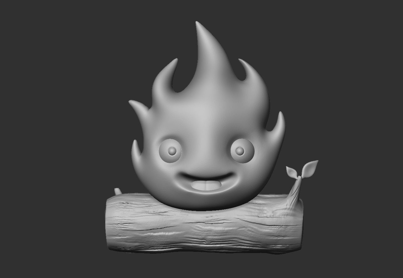 Calfcifer Christmas Tree Ornament 3D print model_18