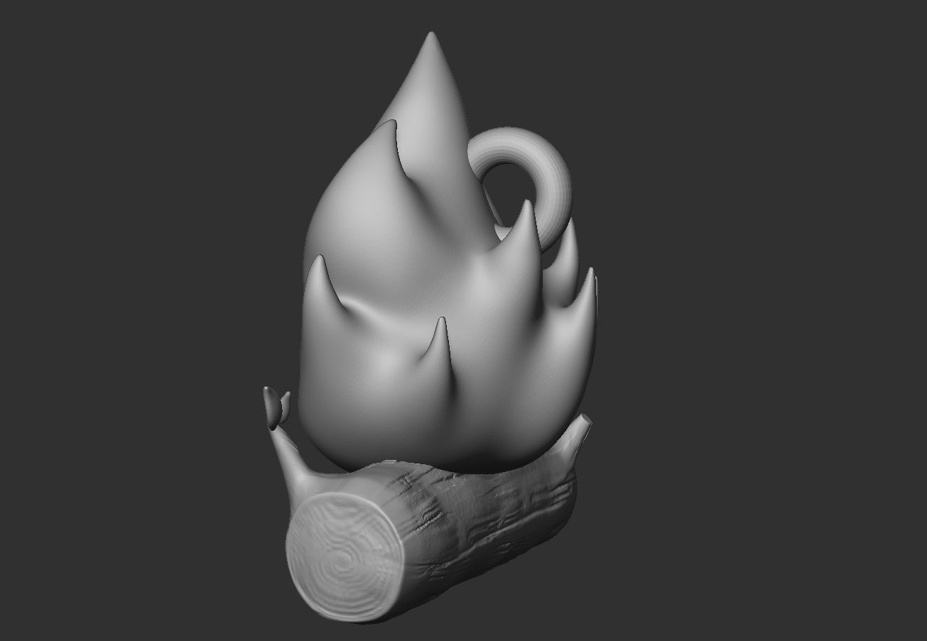 Calfcifer Christmas Tree Ornament 3D print model_10