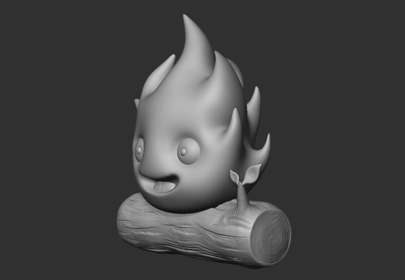 Calfcifer Christmas Tree Ornament 3D print model_7