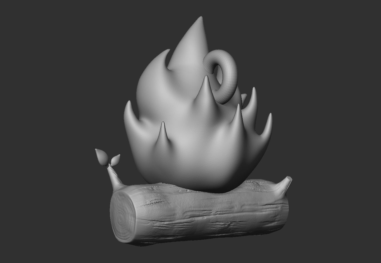 Calfcifer Christmas Tree Ornament 3D print model_11