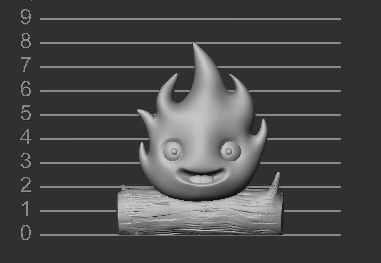 Calfcifer Christmas Tree Ornament 3D print model_2