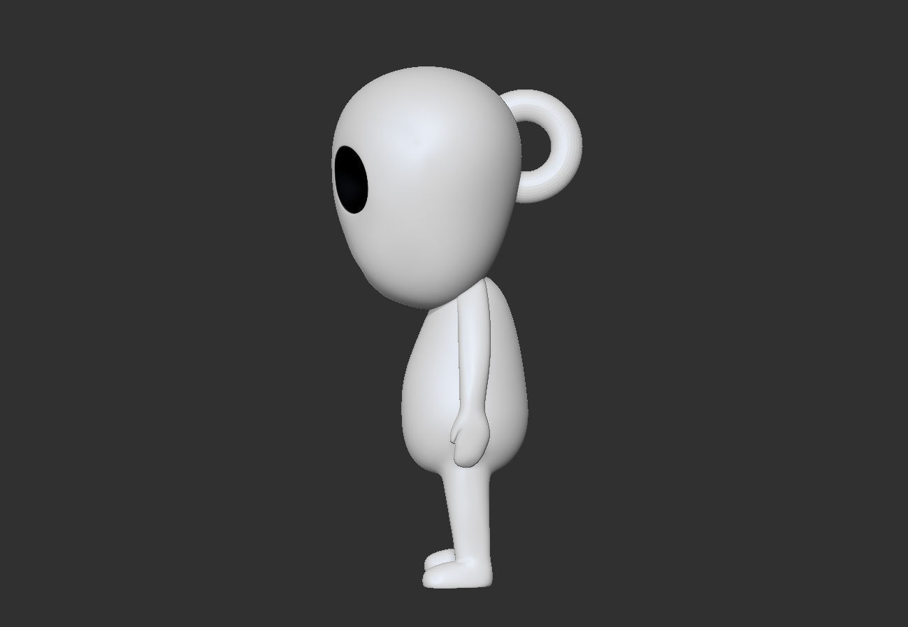 Ghost Christmas Tree Ornament 3D print model_7