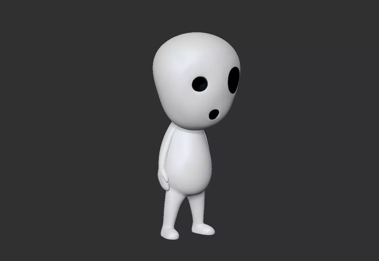 Ghost Christmas Tree Ornament 3D print model_0