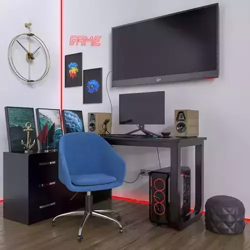 pc game room  3D model