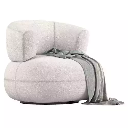 Maddin Single Arm Sofa 3D model