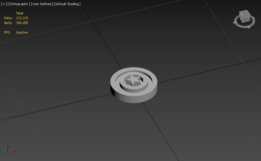 3D Marvel heroes logo for board game and Keychain 02 Free 3D print model_6