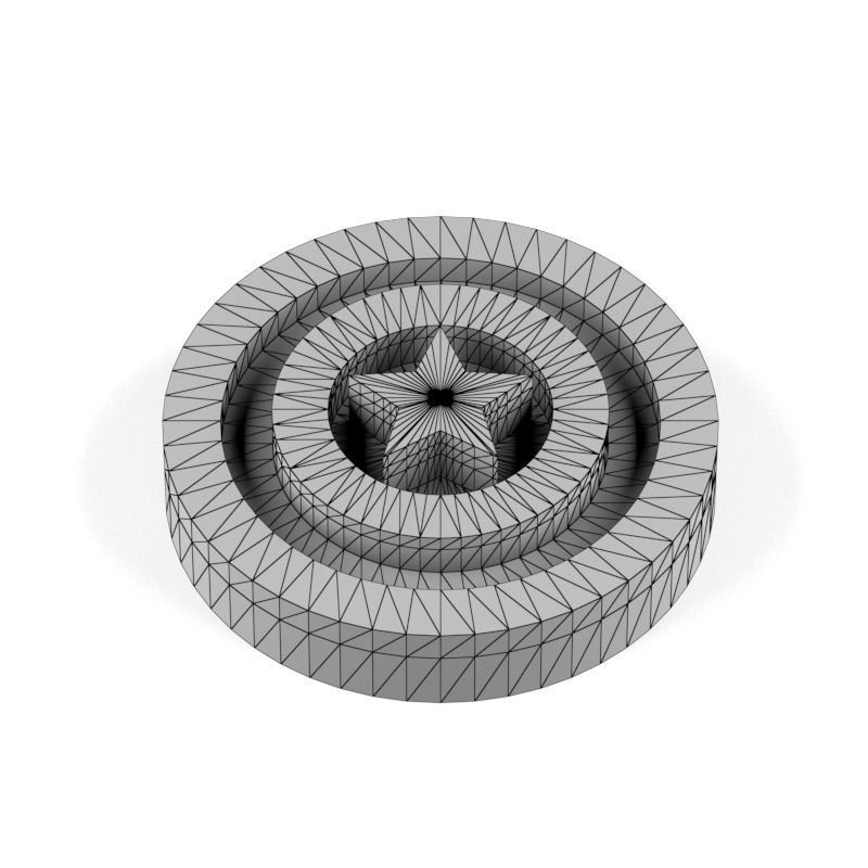 3D Marvel heroes logo for board game and Keychain 02 Free 3D print model_2